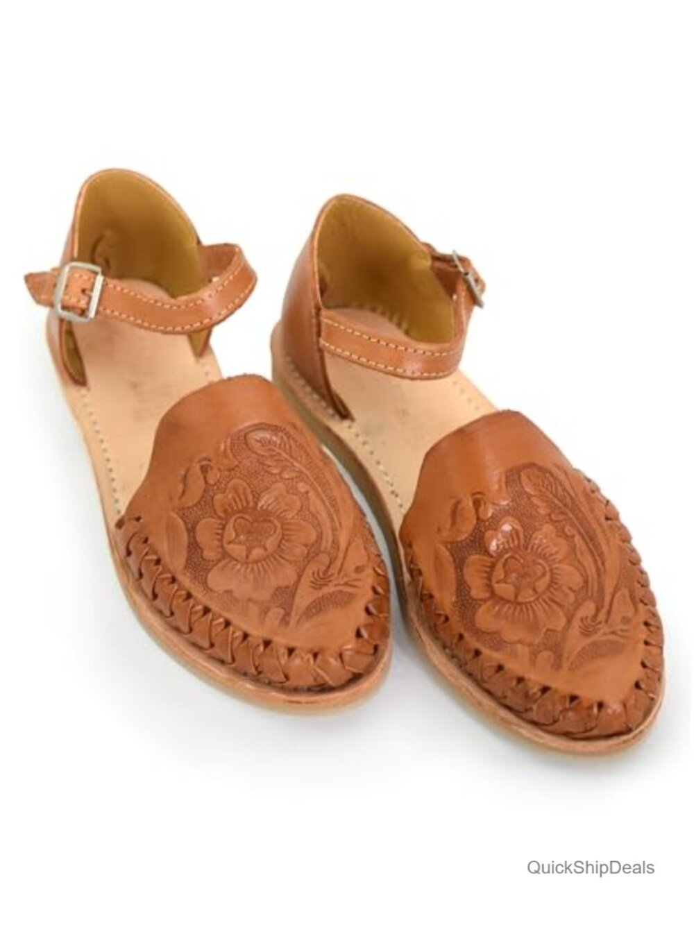 Women Handmade Leather Huarache Sandals Comfort Cushioned Insole